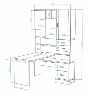 Стол компьютерный Домино СР-620/140 в Екатеринбурге - mebel24.online | фото 3