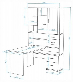 Стол компьютерный Домино СР-620-160 в Екатеринбурге - mebel24.online | фото 2