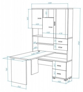 Стол компьютерный Домино СР-620/180 в Екатеринбурге - mebel24.online | фото 2