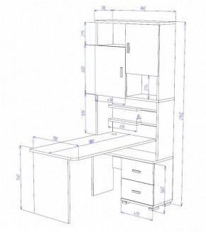 Стол компьютерный Домино СР-720/180 в Екатеринбурге - mebel24.online | фото 2