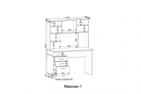 Стол компьютерный Максим 1 в Екатеринбурге - mebel24.online | фото 9