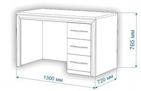 Стол компьютерный Нобиле СтЯ130+НСт130Д в Екатеринбурге - mebel24.online | фото 3