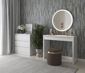 Стол косметический Энкель 100 белый в Екатеринбурге - mebel24.online | фото 4