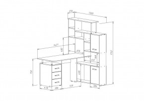 Компьютерный стол КС15 в Екатеринбурге - mebel24.online | фото