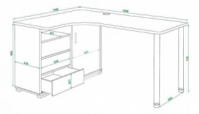 Стол письменный Домино СР-145СМ в Екатеринбурге - mebel24.online | фото 5