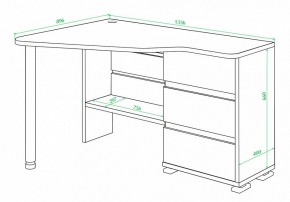 Стол письменный Домино СР-322С в Екатеринбурге - mebel24.online | фото 2