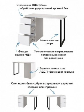 Стол письменный Эконом стандарт С-401 в Екатеринбурге - mebel24.online | фото 6