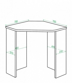 Стол письменный Нельсон Lite СКЛ-Угл70 в Екатеринбурге - mebel24.online | фото 2