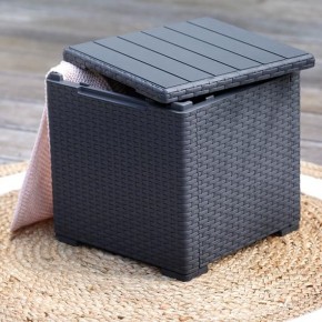 Стол с функцией хранения Виго (Vigo storage box) графит в Екатеринбурге - mebel24.online | фото 1