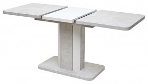 Стол STORK 120 Белый бетон/ Белый М-City в Екатеринбурге - mebel24.online | фото 3