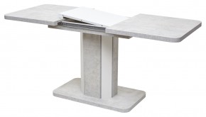 Стол STORK 120 Белый бетон/ Белый М-City в Екатеринбурге - mebel24.online | фото 4