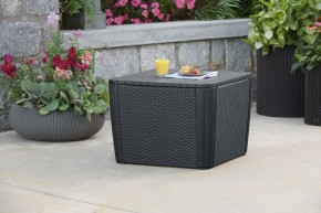 Стол-сундук Лузон Плюс (Luzon Plus Flat Wicker), графит в Екатеринбурге - mebel24.online | фото 1