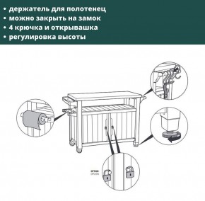 Столик для барбекю 207 Л (Unity XL 207L) в Екатеринбурге - mebel24.online | фото 9