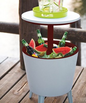 Столик-холодильник COOL BAR крем-шоколад в Екатеринбурге - mebel24.online | фото 2