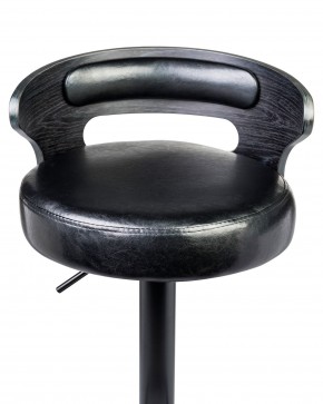 Стул барный DOBRIN FRED BLACK, чёрное дерево, чёрный в Екатеринбурге - mebel24.online | фото 8