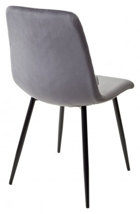 Стул DUKE BLUVEL-14 GREY, велюр / черный каркас М-City в Екатеринбурге - mebel24.online | фото 3