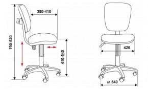 Стул компьютерный Бюрократ CH-204NX/26-28 черный в Екатеринбурге - mebel24.online | фото