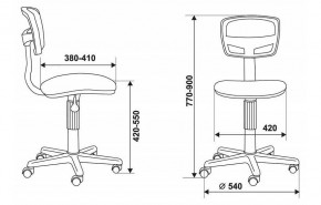 Стул компьютерный Бюрократ CH-299NX/15-21 черный в Екатеринбурге - mebel24.online | фото