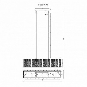 Светильник на штанге iLamp Panorama L4688-91 CR в Екатеринбурге - mebel24.online | фото 2