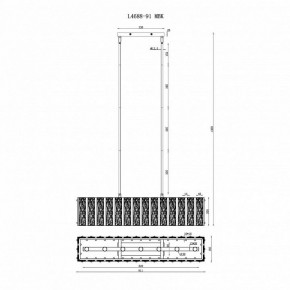 Светильник на штанге iLamp Panorama L4688-91 MBK в Екатеринбурге - mebel24.online | фото 2