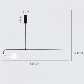 Светильник на штанге Imperiumloft LINES LINES-07 в Екатеринбурге - mebel24.online | фото 3