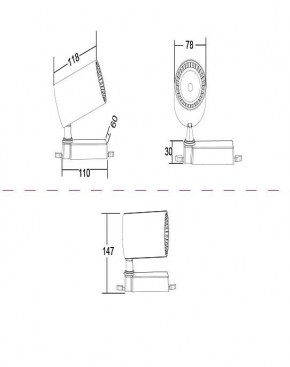 Светильник на штанге Maytoni Vuoro TR029-3-10W3K-B в Екатеринбурге - mebel24.online | фото 3