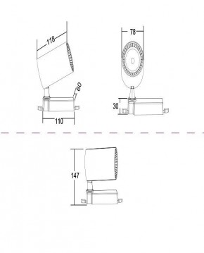Светильник на штанге Maytoni Vuoro TR029-3-10W4K-B в Екатеринбурге - mebel24.online | фото 3