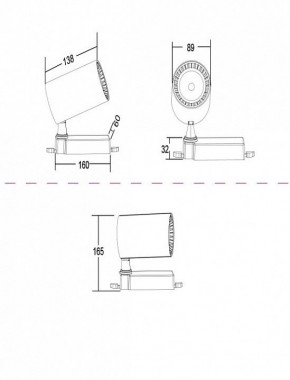 Светильник на штанге Maytoni Vuoro TR029-3-20W4K-W в Екатеринбурге - mebel24.online | фото 4