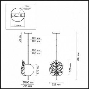 Светильник на штанге Odeon Light Jungle 4864/1 в Екатеринбурге - mebel24.online | фото 3