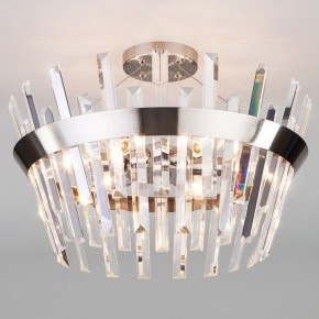 Светильник на штанге TK Lighting Steccato 10111/5 сатин-никель/прозрачный хрусталь Strotskis в Екатеринбурге - mebel24.online | фото 1