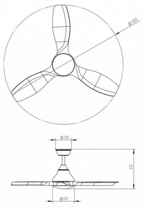 Светильник с вентилятором Sonex VIVA LED 7702/24L в Екатеринбурге - mebel24.online | фото 5