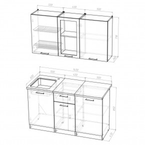 ТАТЬЯНА Кухонный гарнитур Медиум (1400 мм ) в Екатеринбурге - mebel24.online | фото 2