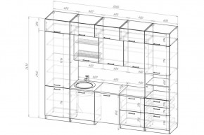 ТЕРЦИЯ Кухонный гарнитур Экстра 5 (3000 мм) в Екатеринбурге - mebel24.online | фото 2