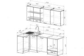 ТЕРЦИЯ Кухонный гарнитур Прайм 400 (1100*2000 мм) в Екатеринбурге - mebel24.online | фото 2