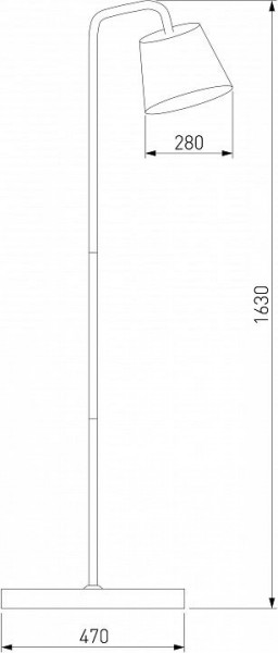 Торшер Eurosvet Montero 01135/1 черный в Екатеринбурге - mebel24.online | фото 2