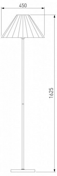 Торшер Eurosvet Peony 01133/1 хром/графит в Екатеринбурге - mebel24.online | фото 3