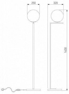 Торшер Eurosvet Shape 01214/1 хром в Екатеринбурге - mebel24.online | фото 3