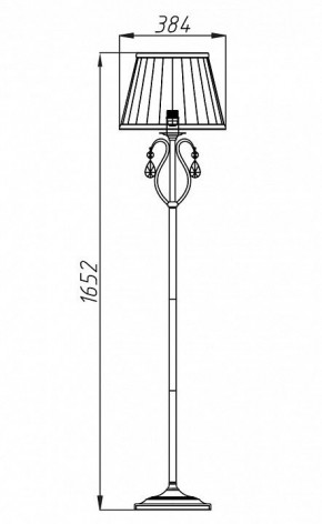 Торшер Maytoni Brionia ARM172-11-G в Екатеринбурге - mebel24.online | фото 2