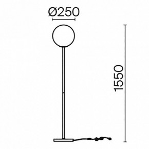 Торшер Maytoni Ring MOD013FL-01B в Екатеринбурге - mebel24.online | фото 4