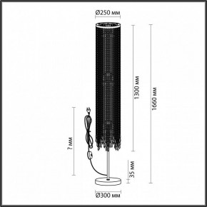 Торшер Odeon Light Chokka 5028/3F в Екатеринбурге - mebel24.online | фото 4