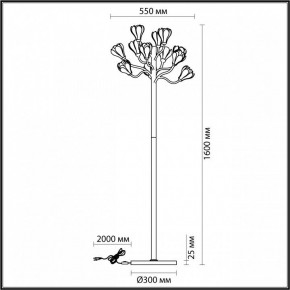 Торшер Odeon Light Gardi 5090/12F в Екатеринбурге - mebel24.online | фото 5