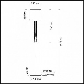 Торшер Odeon Light Nicole 4886/1F в Екатеринбурге - mebel24.online | фото 4