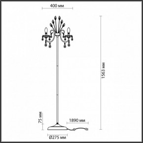 Торшер Odeon Light Versia 4977/3F в Екатеринбурге - mebel24.online | фото 4
