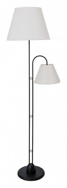Торшер с подсветкой Arte Lamp Alea A5068PN-2BK в Екатеринбурге - mebel24.online | фото