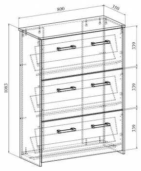 Тумба для обуви Агата АТ-1 в Екатеринбурге - mebel24.online | фото 4