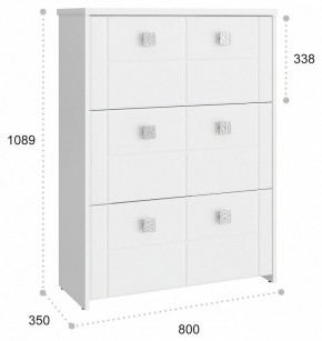 Тумба для обуви Изабель ИЗ-55К в Екатеринбурге - mebel24.online | фото 3