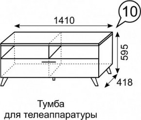 Тумба для ТВ София 10 в Екатеринбурге - mebel24.online | фото 3