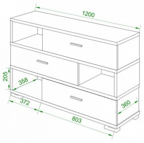 Тумба комбинированная Домино СБ-40/3-ПВК в Екатеринбурге - mebel24.online | фото 2