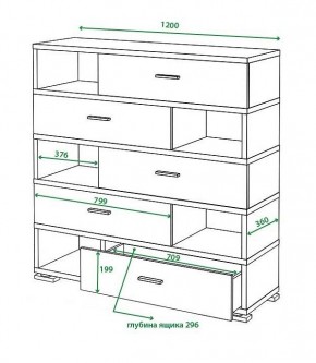 Тумба комбинированная Домино СБ-40/5 в Екатеринбурге - mebel24.online | фото 2