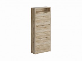 Тумба ОРИОН с тремя полками для обуви, цвет Дуб Сонома в Екатеринбурге - mebel24.online | фото